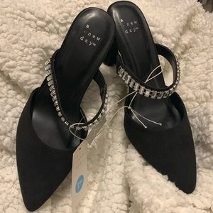 A new day black mules